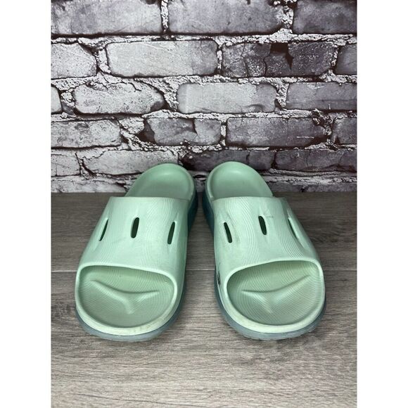 Hoka Ora Recovery Slides 3 Mist Green Trellis Slides Sandals Men Sz 12M US/45EU - Picture 7 of 16